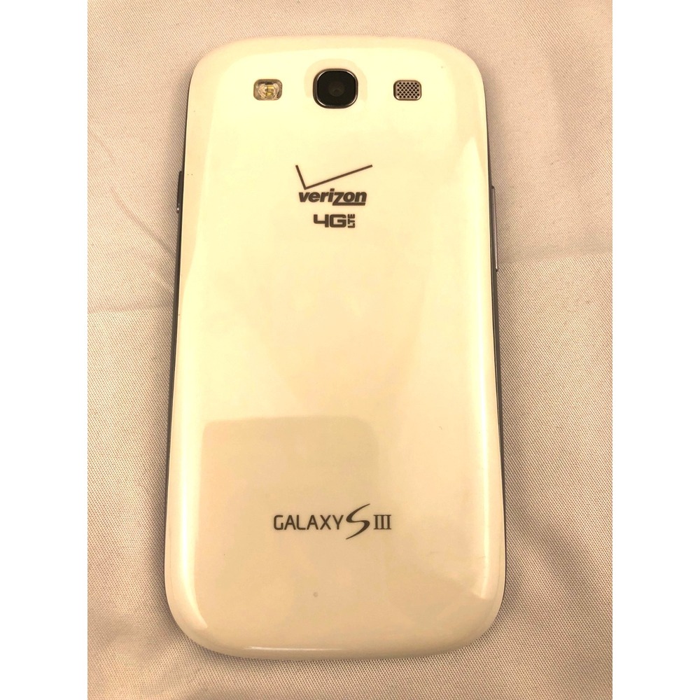 Samsung Galaxy S III Verizon 16GB White – Locked, Cracked, extra battery - Picture 2 of 7